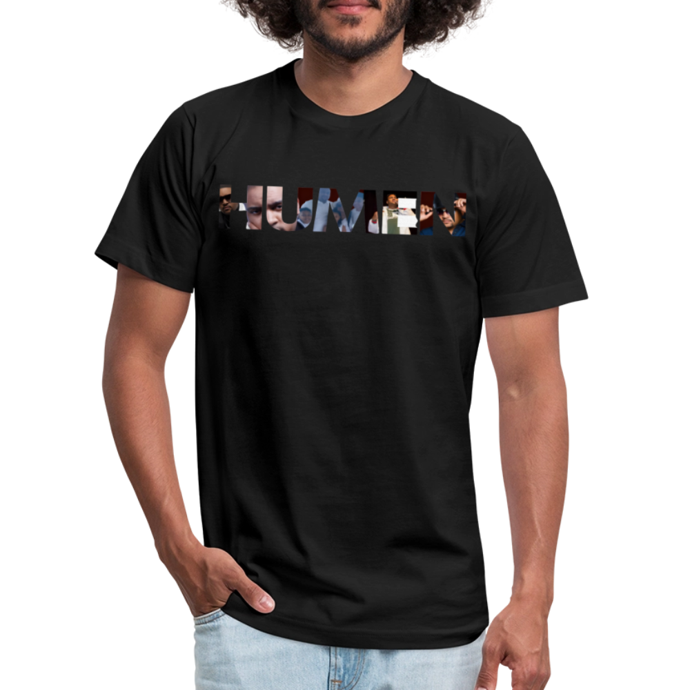 HUMEN Collage Logo Designer Tee - black