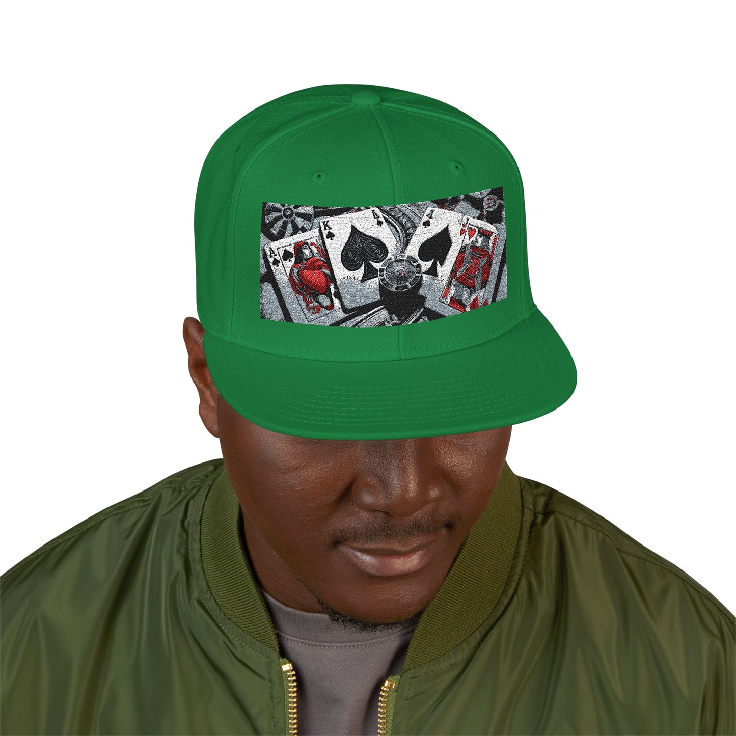 Game of Spades Snapback Hat — Life's Strategy Embroidered Cap